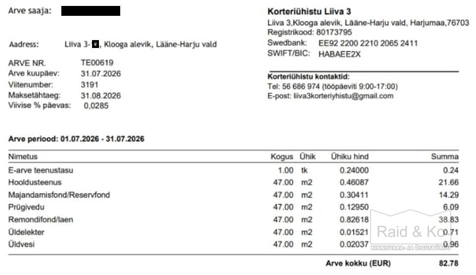 Harju maakond, Lääne-Harju vald, Klooga alevik, Liiva 3