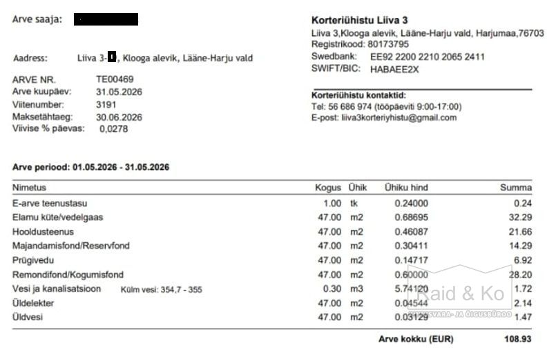 Harju maakond, Lääne-Harju vald, Klooga alevik, Liiva 3