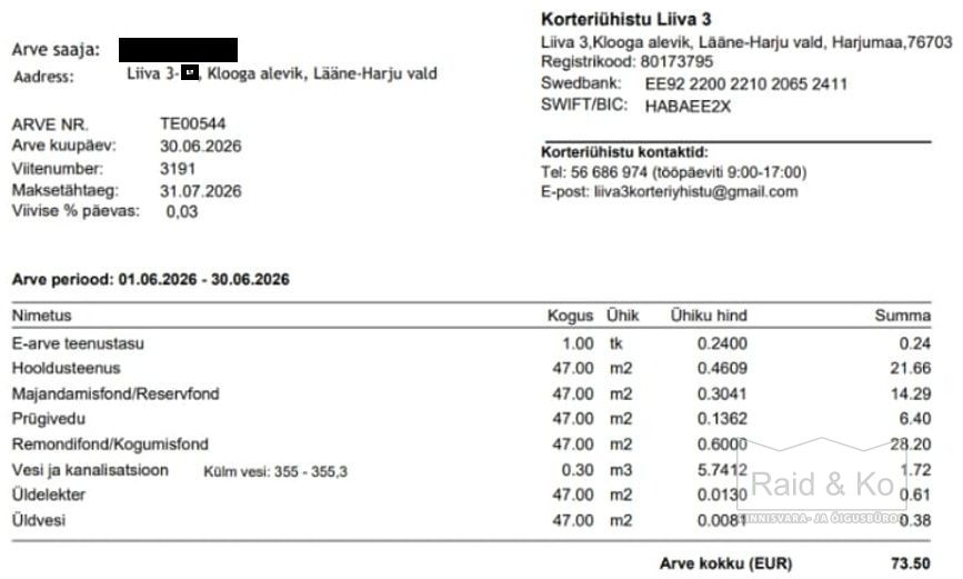 Harju maakond, Lääne-Harju vald, Klooga alevik, Liiva 3
